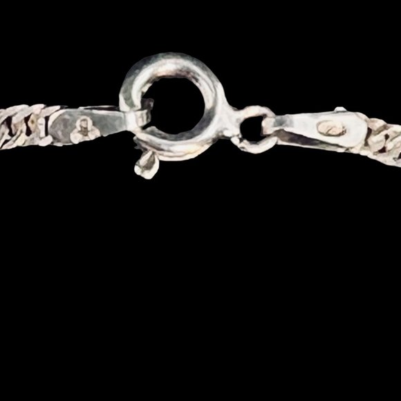 IBB Sterling Silver Twisted Curb Chain Bracelet (4690) - Picture 6 of 7